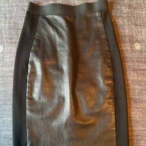 Mason Leather Pencil Skirt